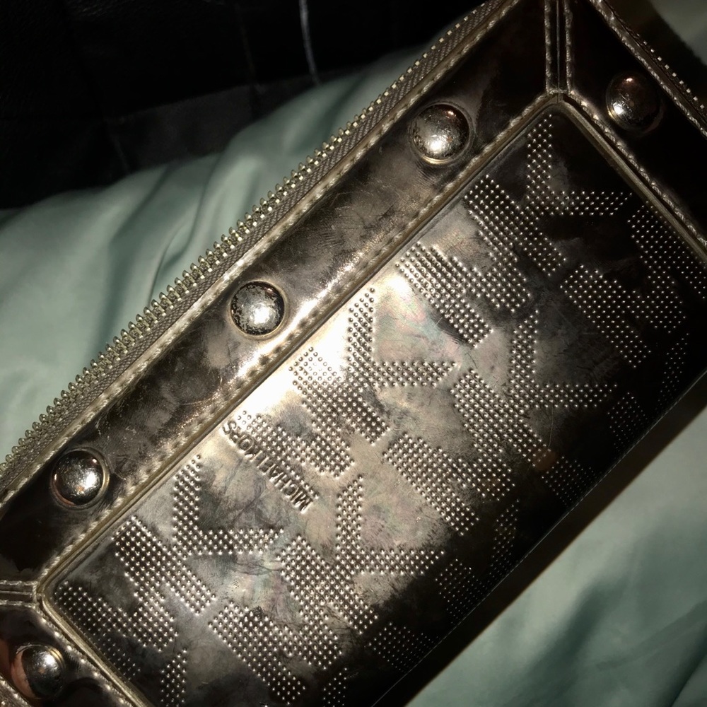 Michael Kors Metallic Silver Wallet.